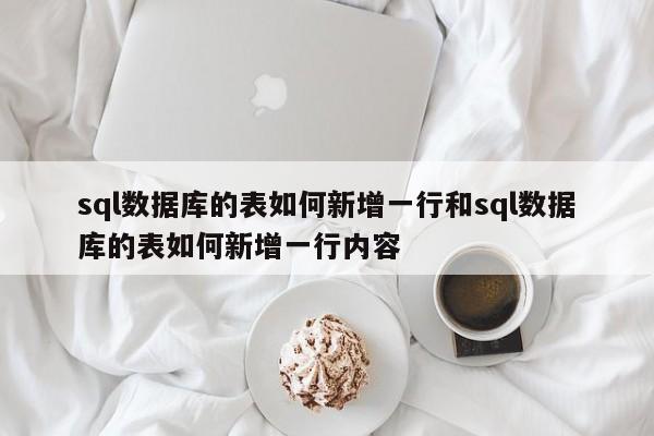 sql数据库的表如何新增一行和sql数据库的表如何新增一行内容