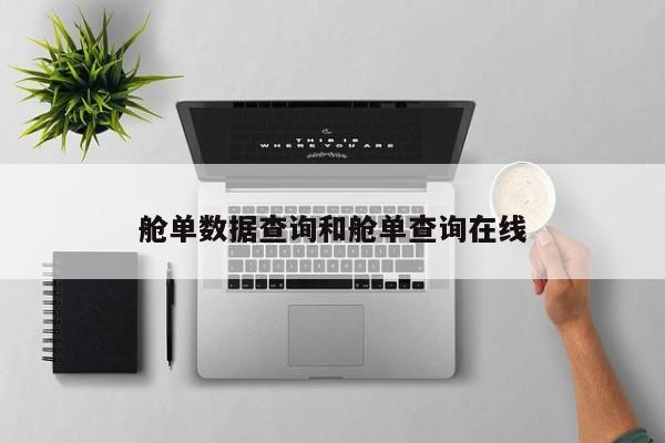 舱单数据查询和舱单查询在线